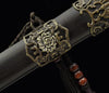 King of Flowers Jian Damascus Steel Blade Kung Fu Chinese Martial Arts Wushu Tai Chi Sword