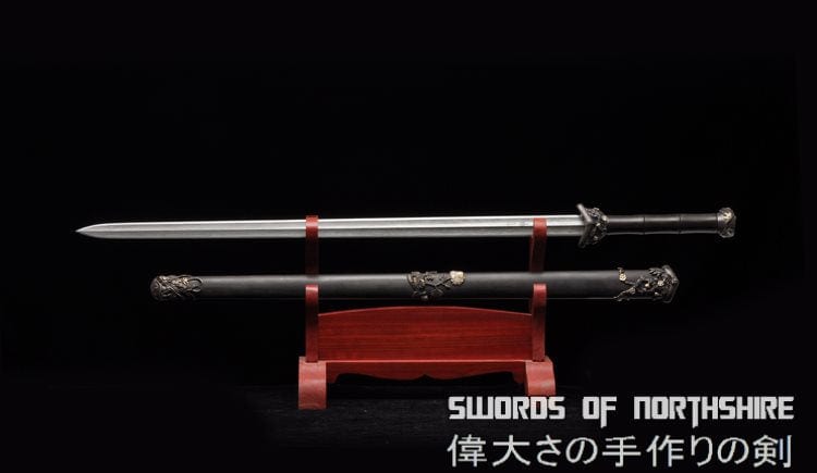 Four Gentlemen Jian Pattern Steel Blade Plum Orchid Bamboo Chrysanthemum Tai Chi Sword