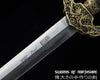 Twin Dragon Jian Damascus Steel Blade Kung Fu Chinese Martial Arts Wushu Tai Chi Sword