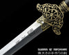 Eight Immortals Jian Damascus Steel Blade Kung Fu Chinese Martial Arts Wushu Tai Chi Sword