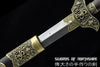 Woodland Dragon Jian Damascus Steel Blade Kung Fu Chinese Martial Arts Wushu Tai Chi Sword