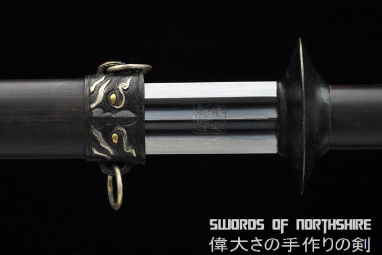 Warring States Jian Damascus Steel Blade Kung Fu Chinese Martial Arts Wushu Tai Chi Sword