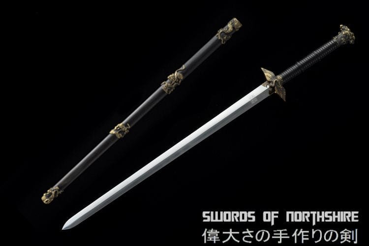 Crane Sword Folded Damascus Steel Blade Kung Fu Chinese Martial Arts Wushu Tai Chi Jian