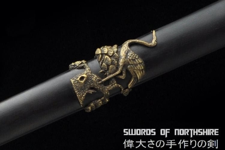 Crane Sword Folded Damascus Steel Blade Kung Fu Chinese Martial Arts Wushu Tai Chi Jian