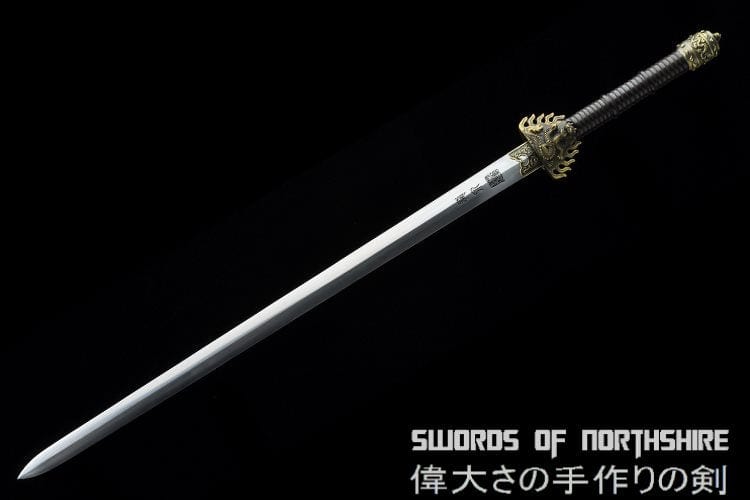 Fire Dragon Sword Folded Steel Blade Kung Fu Chinese Martial Arts Wushu Tai Chi Jian
