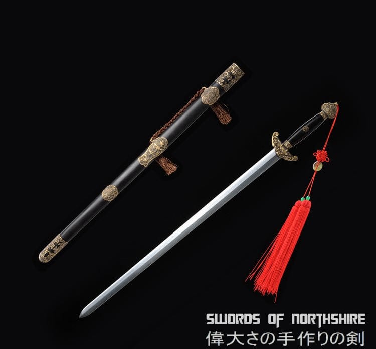 Qianlong Sword Folded Steel Copper Fittings Kung Fu Chinese Martial Arts Wushu Tai Chi Jian