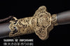 Flying Dragon Chinese Sword Hand Forged Folded Steel Blade Battle Ready Tai Chi Jian