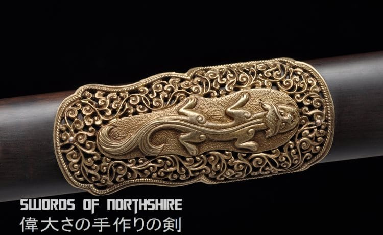 Flying Dragon Chinese Sword Hand Forged Folded Steel Blade Battle Ready Tai Chi Jian