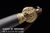 Chinese Fortune Sword Hand Forged Folded Steel Blade Battle Ready Martial Arts Tai Chi Jian