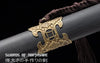 Chinese Fortune Sword Hand Forged Folded Steel Blade Battle Ready Martial Arts Tai Chi Jian