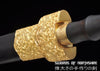 King of Yue Goujian Sword Hand Forged Folded Steel Gold Plated Chinese Tai Chi Jian