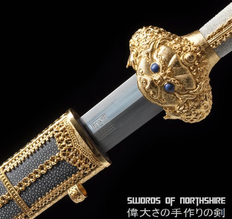 Emperor Yongle Ming Dynasty Jian Sword Artwork of Master Shen Zhou of Shen Guanglong