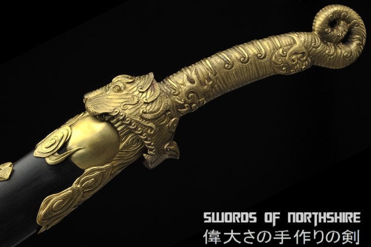 Tiger's Embrace Dao Sword Artwork of Master Shen Zhou of Shen Guanglong