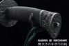 Iron Dragon Chinese Sword Clay Tempered & Folded Steel Blade Full Rayskin Wrap Tai Chi Dao