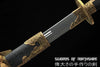 Copper Dragon Chinese Sword Clay Tempered & Folded Steel Blade Full Rayskin Wrap Dao