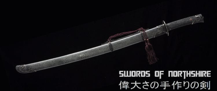 Iron Peony Chinese Dao Folded Steel Blade Full Rayskin Wrap Martial Arts Tai Chi Sword