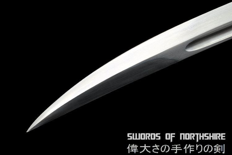 Seven Saints Chinese Sword Folded Steel Blade Full Rayskin Wrap