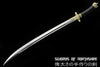 Gold and Silver Plated Chinese Sword Folded Steel Blade Kung Fu Martial Arts Tai Chi Dao