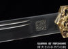 Straight Blade Dao Sword Folded Steel Blade Kung Fu Wushu Chinese Martial Arts Tai Chi Sword