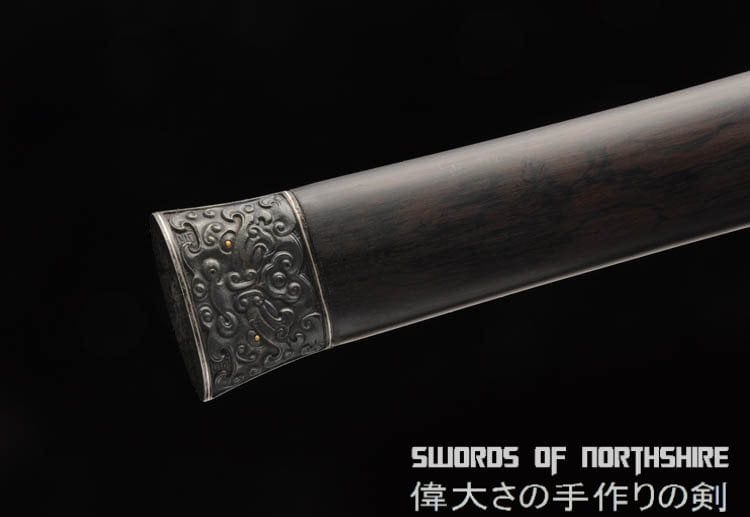 Han Dynasty Jian Hand Forged Folded Steel Blade Chinese Martial Arts Wushu Tai Chi Sword