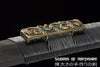 Han Dynasty Jian Ruby & Turqoise Hand Forged Folded Steel Blade Chinese Wushu Tai Chi Sword