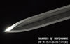 Han Dynasty Jian Ruby & Turqoise Hand Forged Folded Steel Blade Chinese Wushu Tai Chi Sword