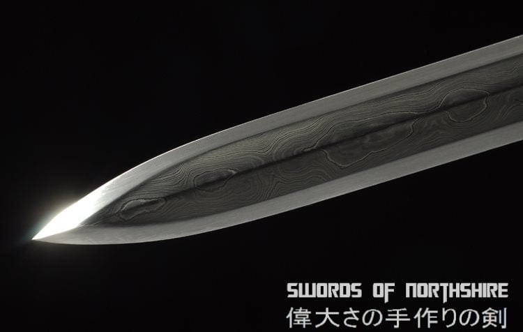 Han Dynasty Jian Ruby & Turqoise Hand Forged Folded Steel Blade Chinese Wushu Tai Chi Sword