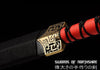 Han Dynasty Eight-Sided / Double Groove / Red Blade Jian Folded Steel Chinese Sword