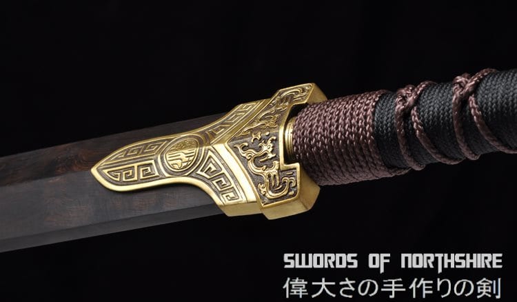 An Bang Han Jian Hand Forged Folded Steel Phoenix Dragon Chinese Martial Arts Tai Chi Sword