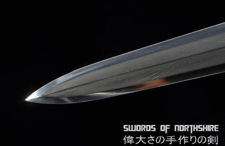 Purity Short Sword Eight-Sided Knife Hand Forged Folded Steel Blade Dagger Chinese Jian